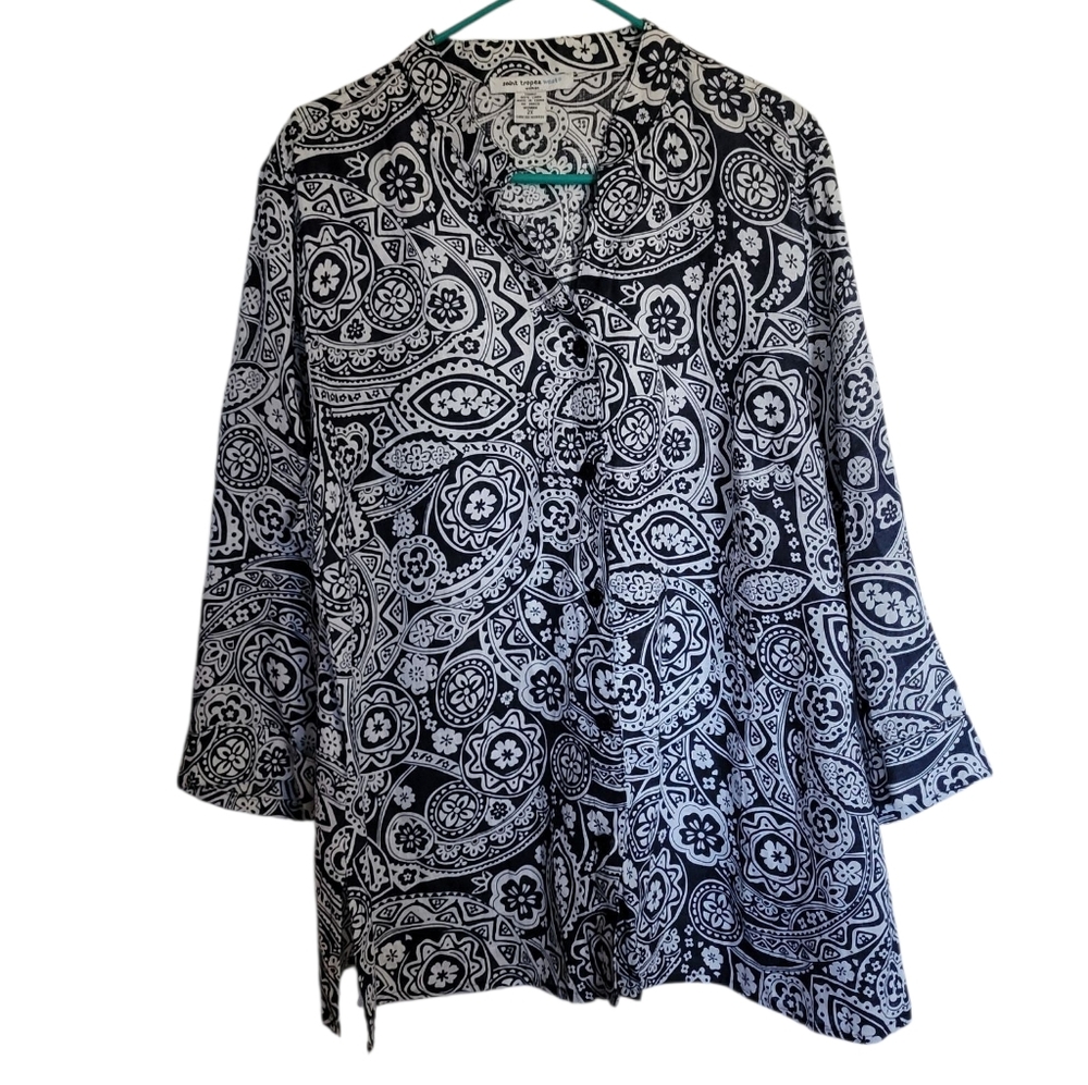Saint Tropez West Linen Top